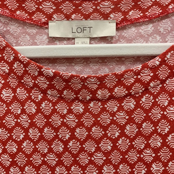 Ann Taylor LOFT Cap Sleeve Printed Dress XS - Picture 2 of 2